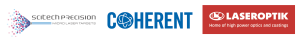 Logos: Scitech Precision, COHERENT, LASEROPTIK